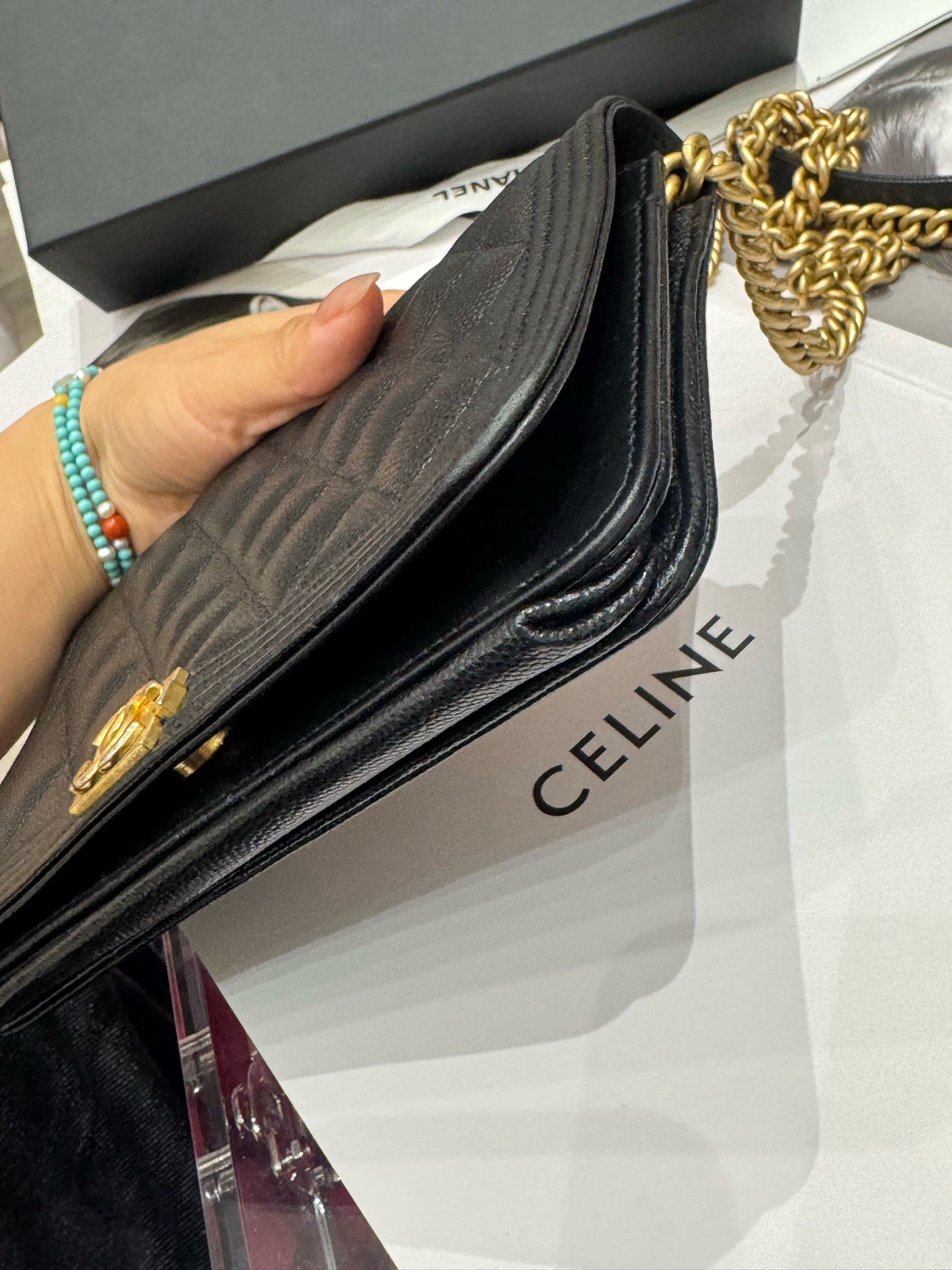 Chanel - Le Boy - Leather - Black - (Small)
