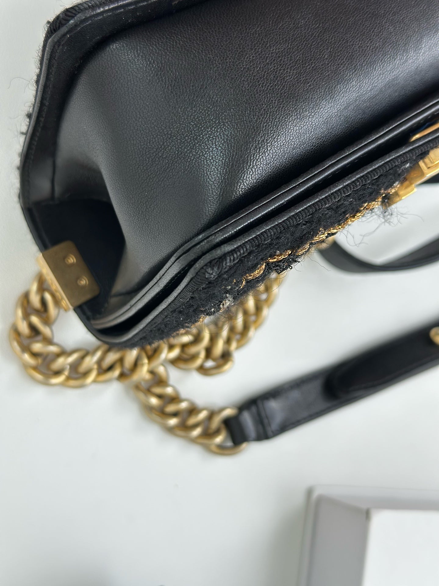 Chanel - Le Boy - Leather - Black - (small)