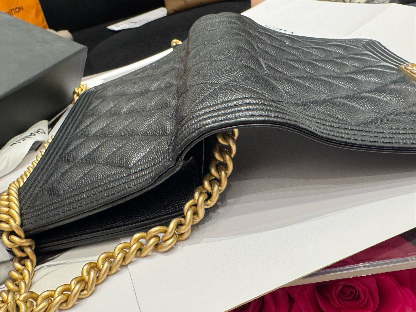 Chanel - Le Boy - Leather - Black - (Small)