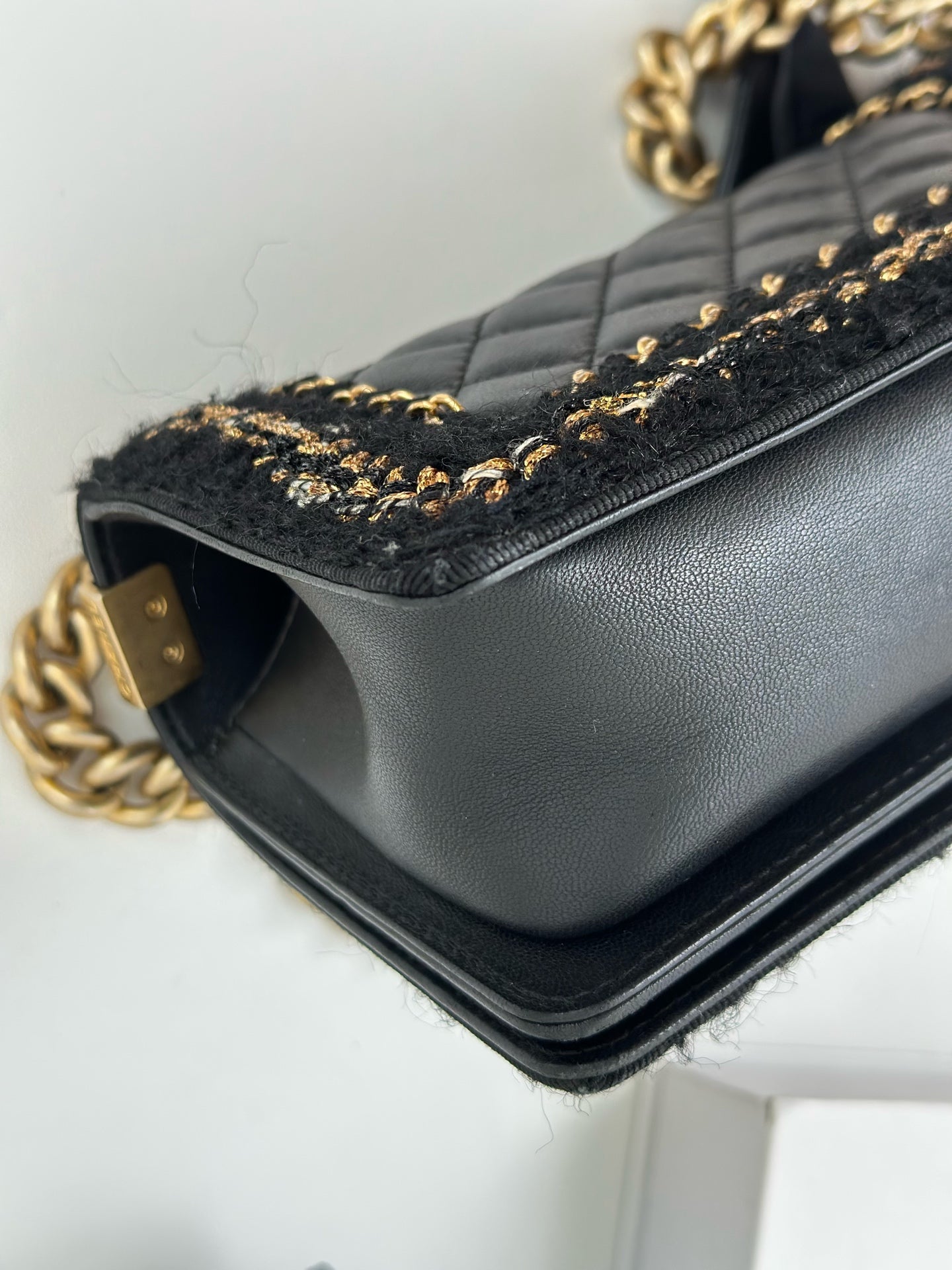 Chanel - Le Boy - Leather - Black - (small)