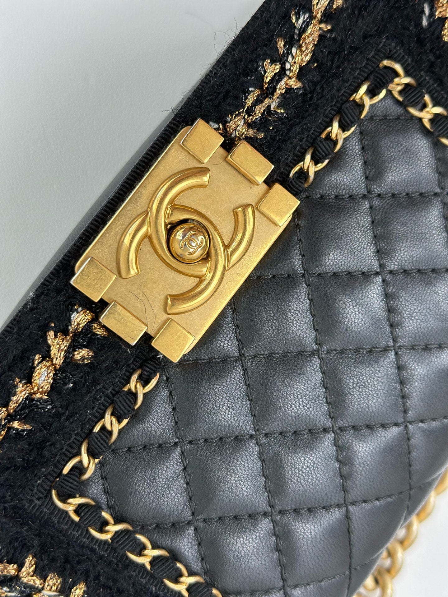 Chanel - Le Boy - Leather - Black - (small)