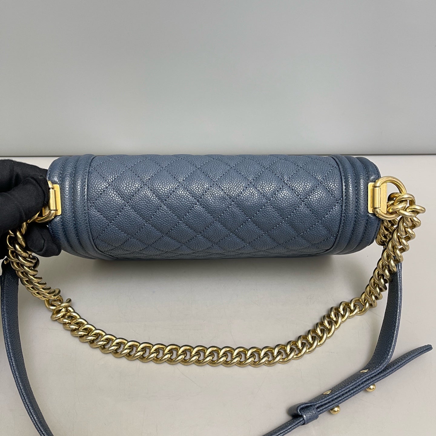 Chanel - Le Boy - Leather - Blue - (medium)