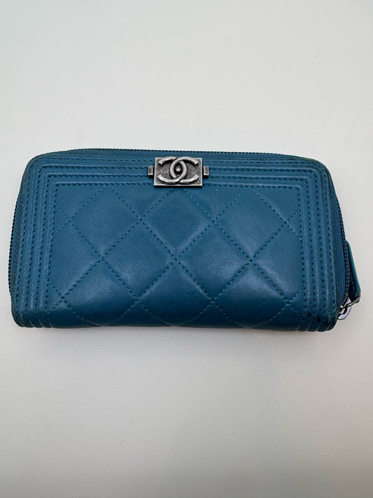 Chanel - Le Boy - Leather - Blue - (Other)