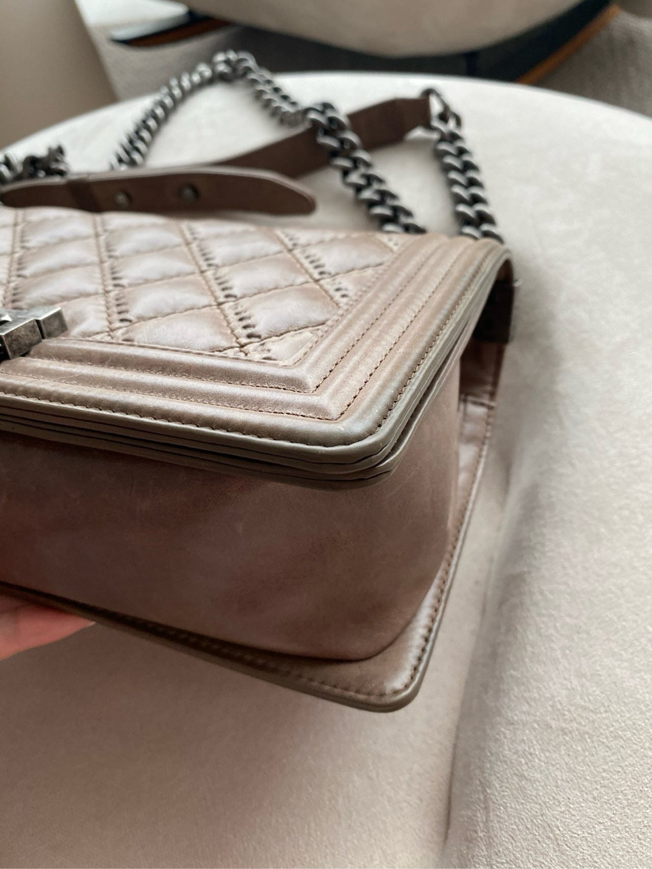 Chanel - Le Boy - Leather - Brown - (medium)