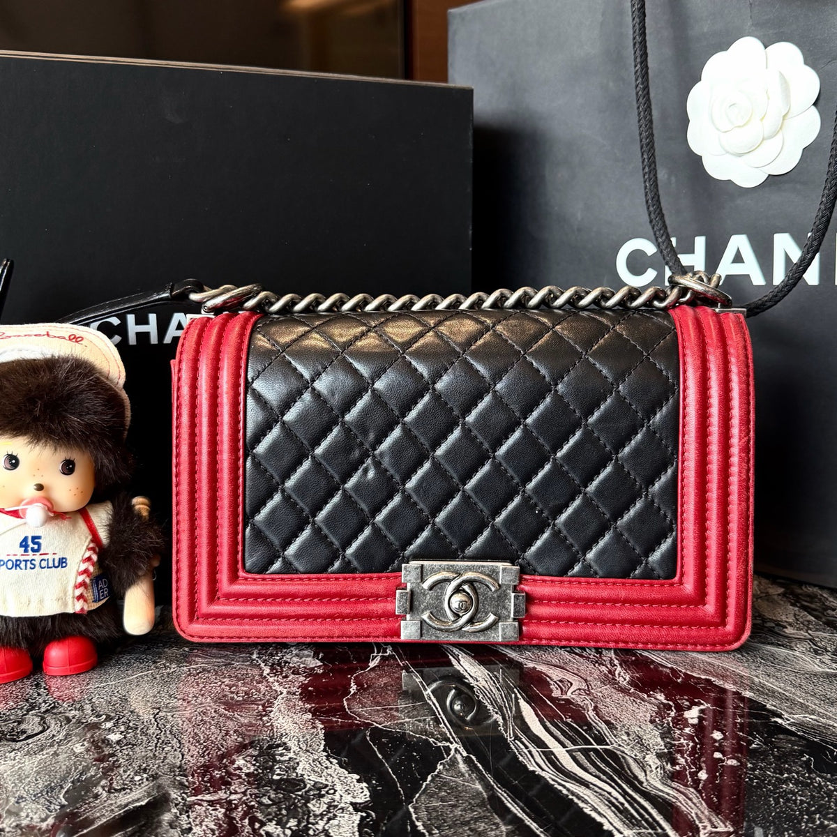Chanel - Le Boy - Leather - Multicolour - (medium)