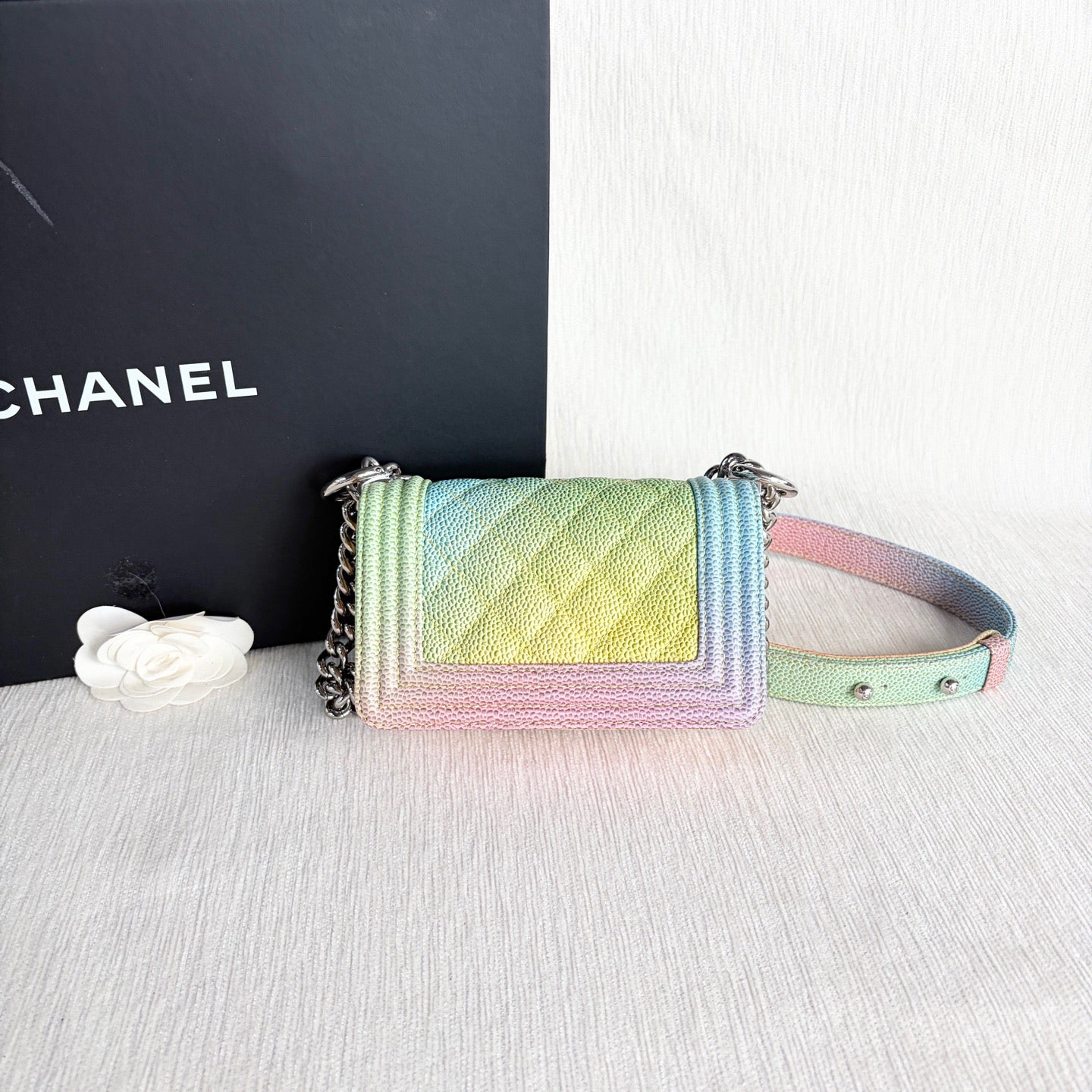 Chanel - Le Boy - Leather - Multicolour - (mini)