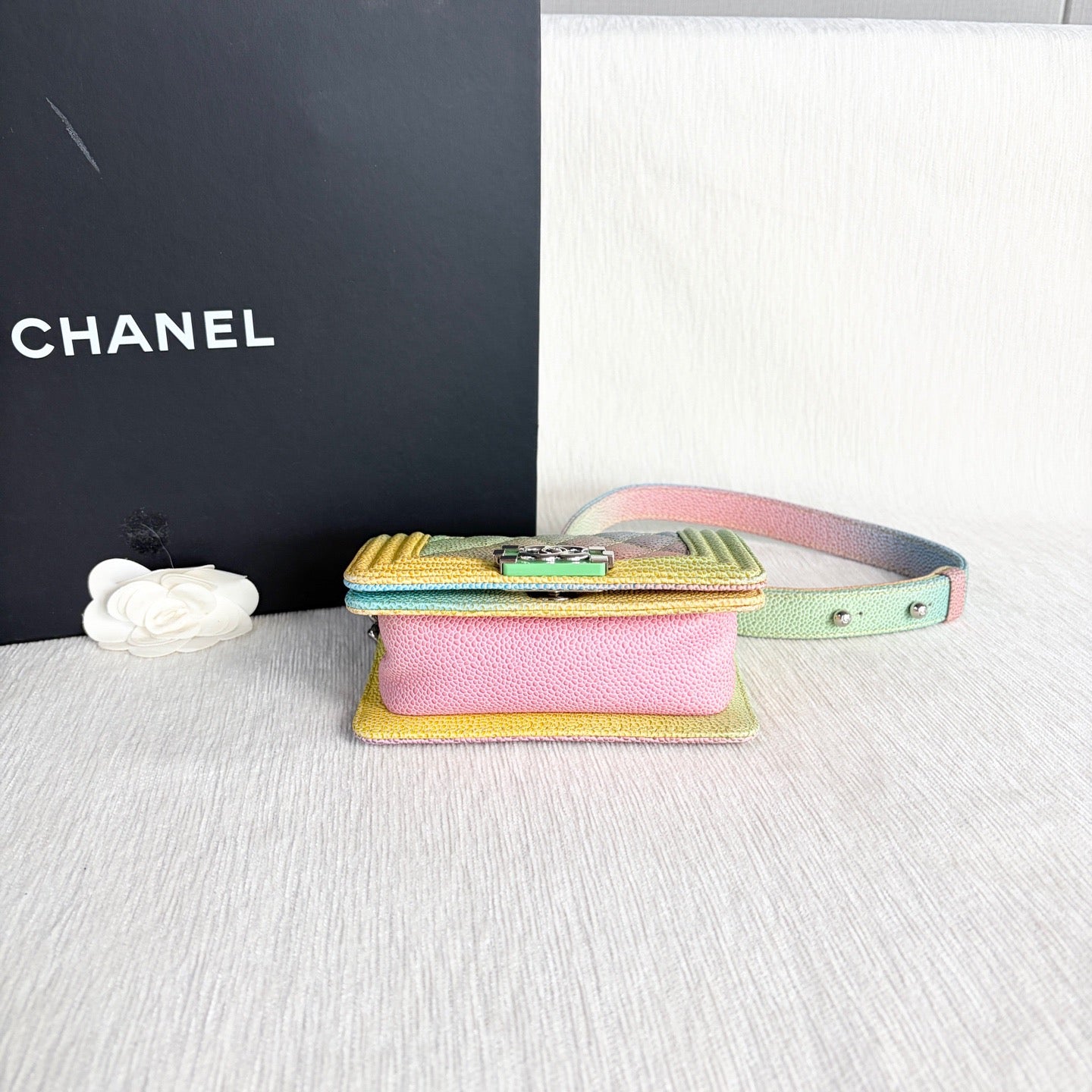 Chanel - Le Boy - Leather - Multicolour - (mini)