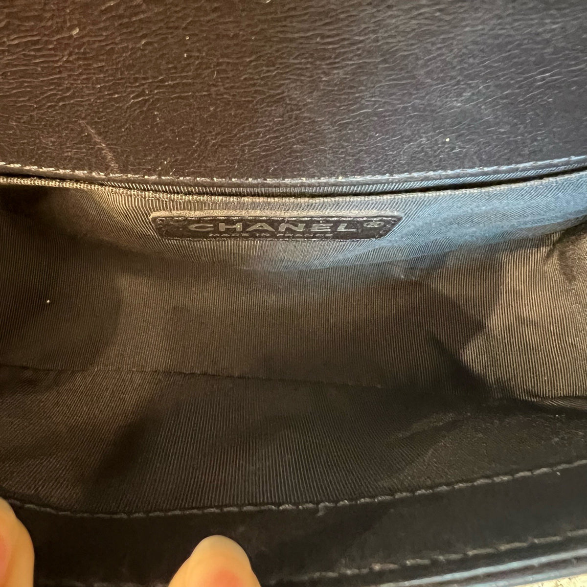 Chanel - Le Boy - Leather - Navy - (Small)