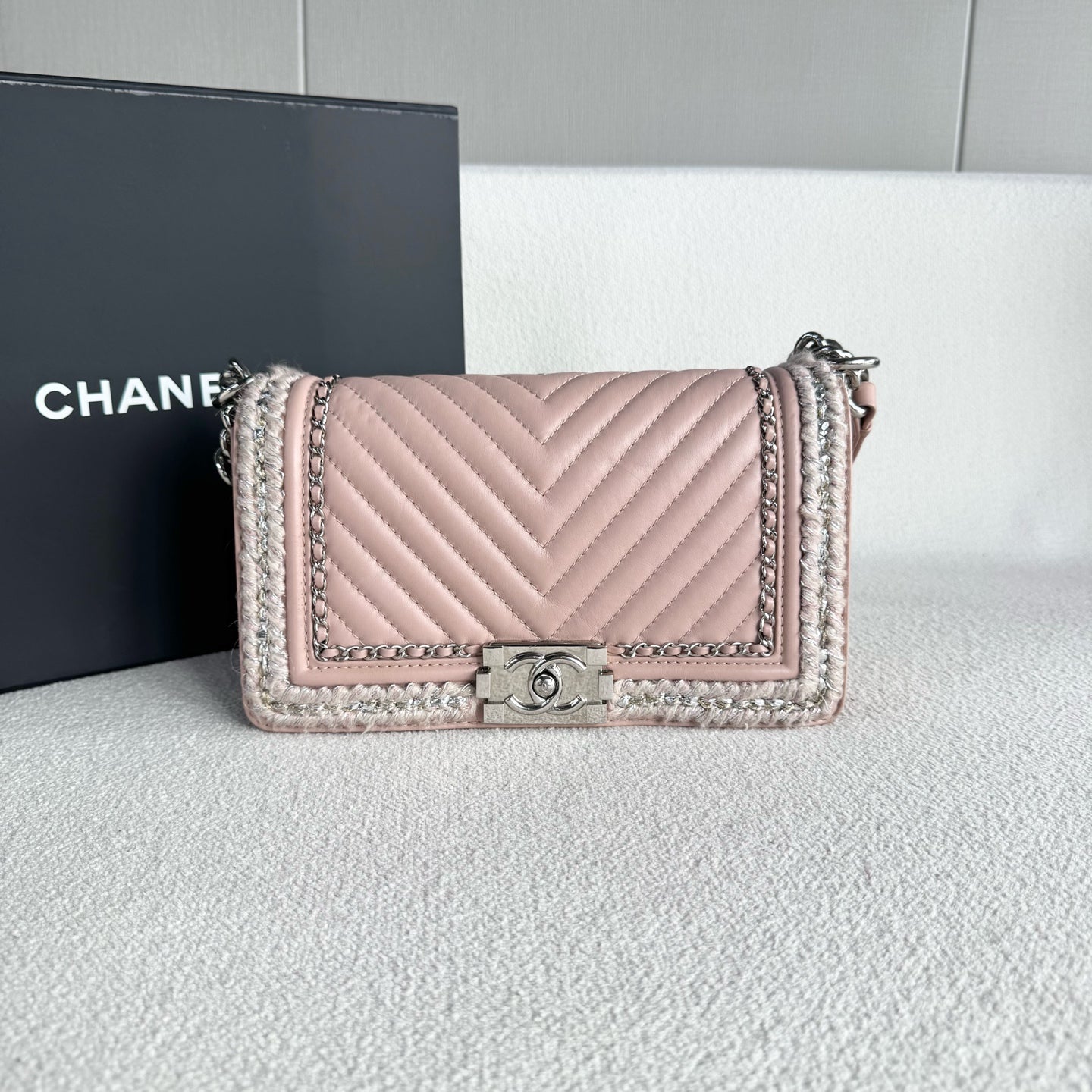 Chanel - Le Boy - Leather - Pink - (Medium)