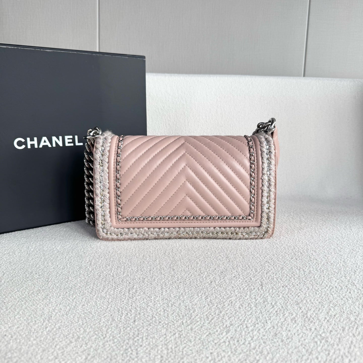Chanel - Le Boy - Leather - Pink - (Medium)
