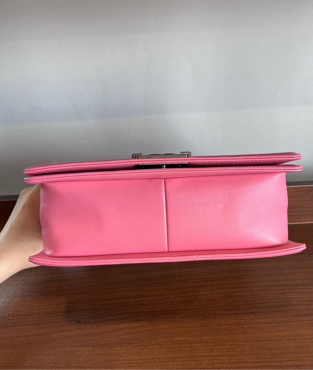 Chanel - Le Boy - Leather - Pink - (medium)