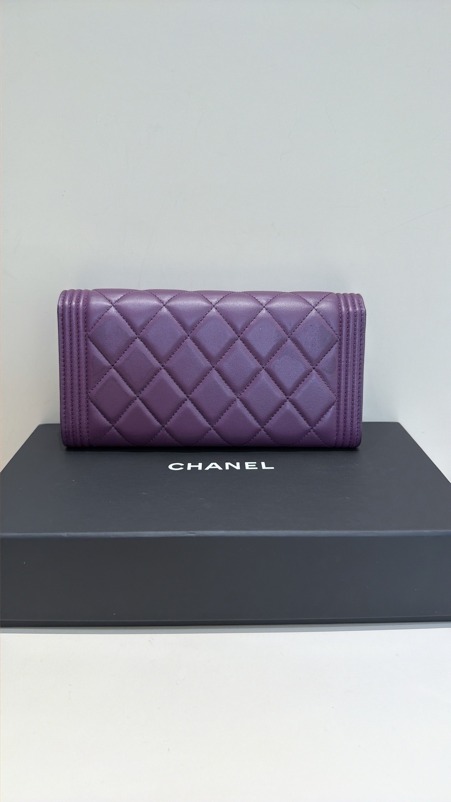 Chanel - Le Boy - Leather - Purple - (Other)