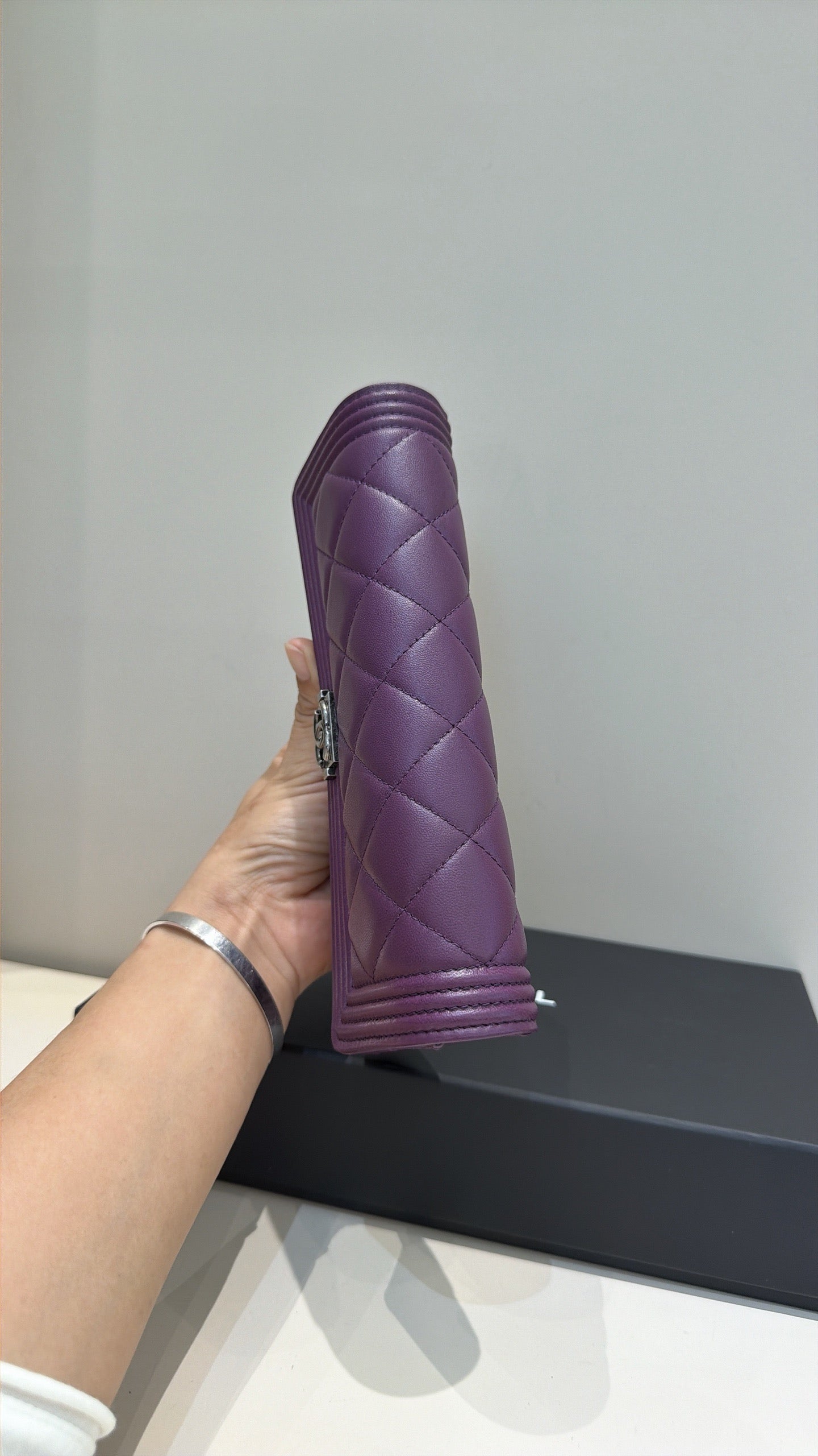 Chanel - Le Boy - Leather - Purple - (Other)