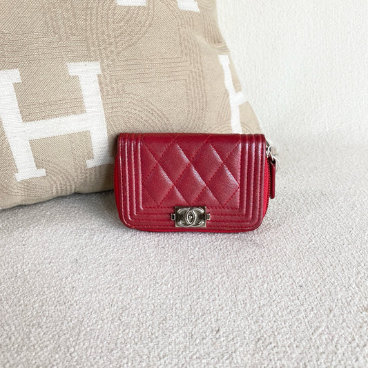 Chanel - Le Boy - Leather - Red - (mini)