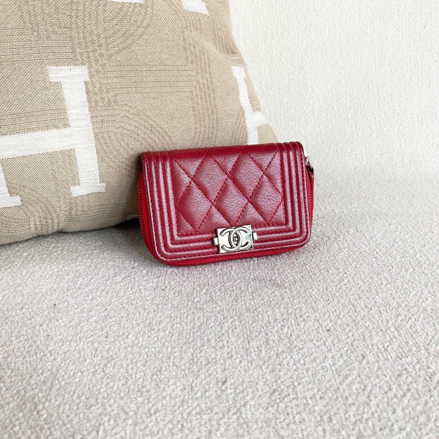 Chanel - Le Boy - Leather - Red - (mini)