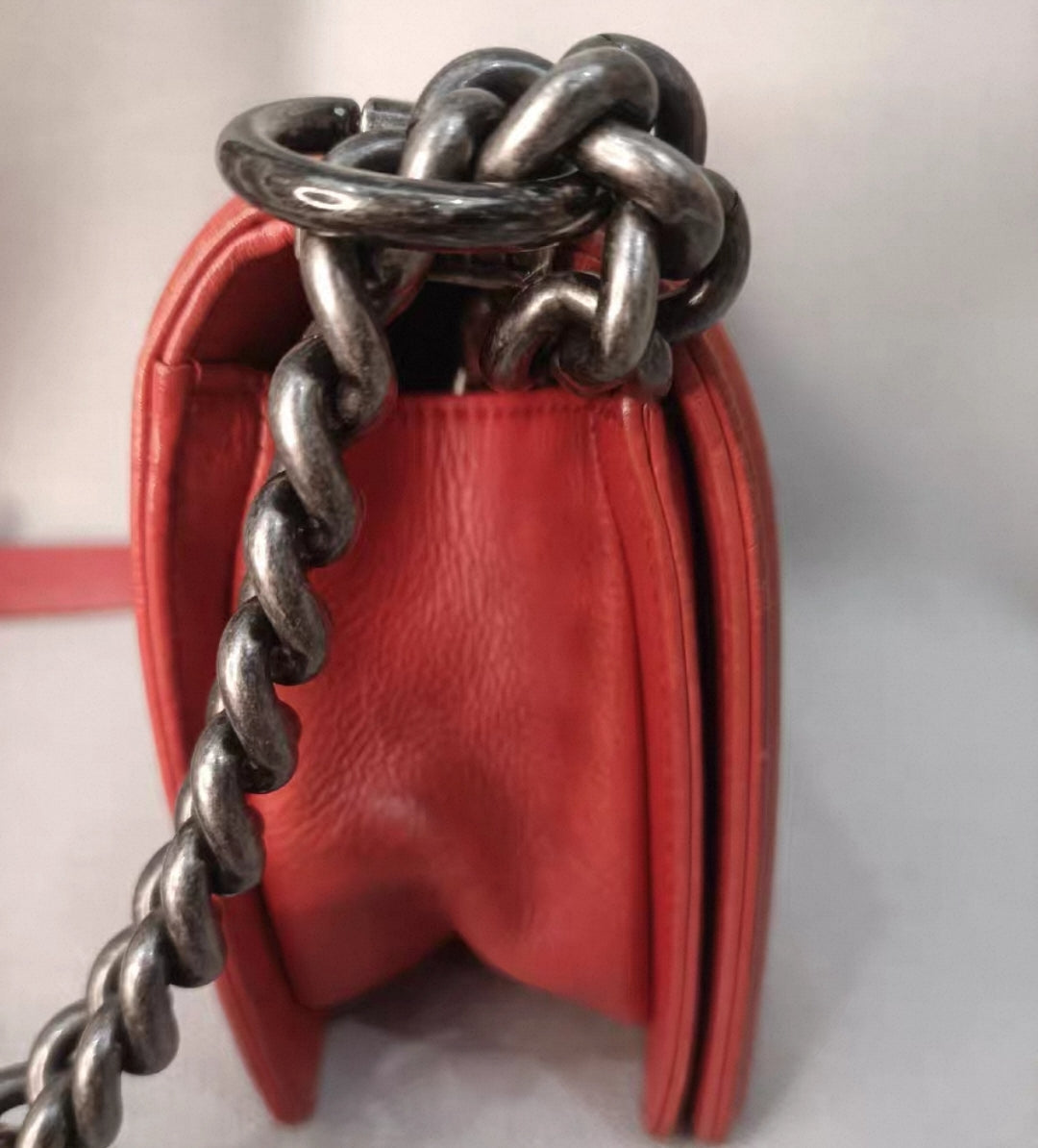 Chanel - Le Boy - Leather - Red - (mini)
