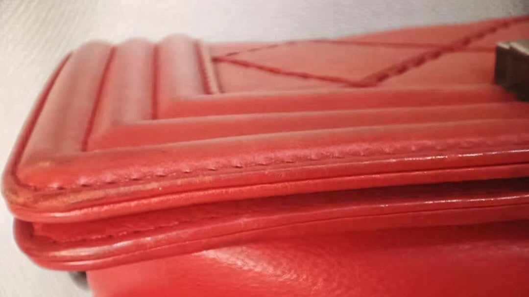Chanel - Le Boy - Leather - Red - (mini)