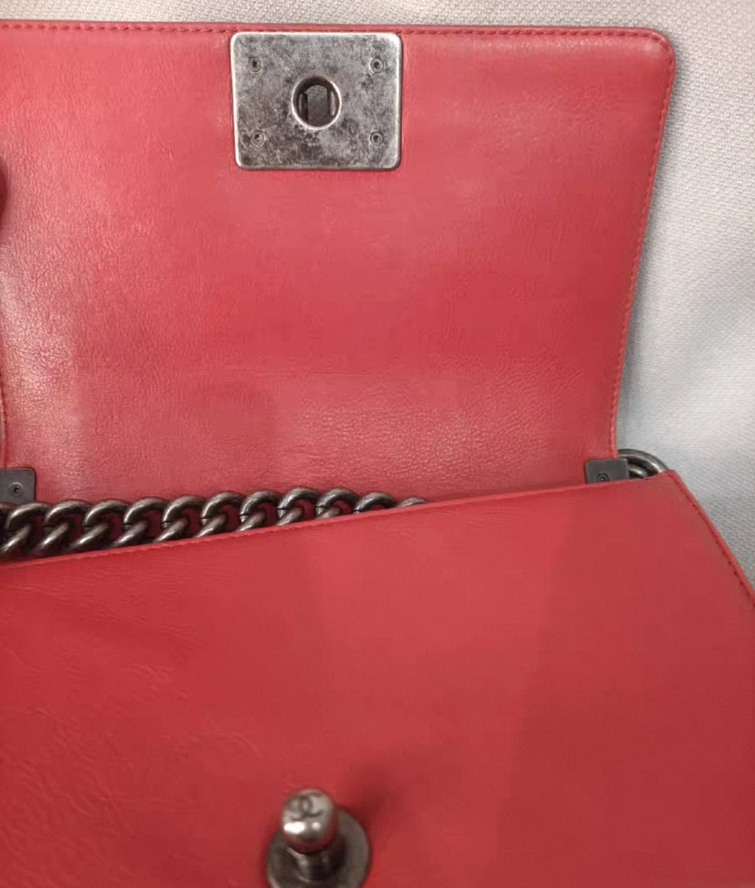 Chanel - Le Boy - Leather - Red - (mini)
