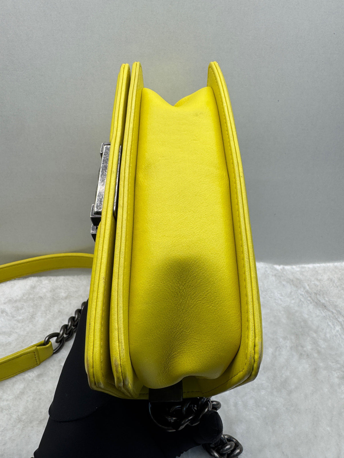 Chanel - Le Boy - Leather - Yellow - (small)