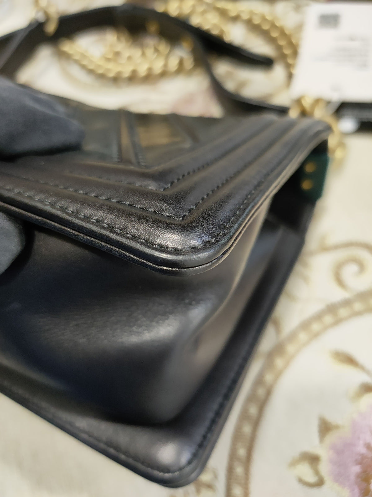 Chanel - Le Boy Medium - Leather - Black - (medium)