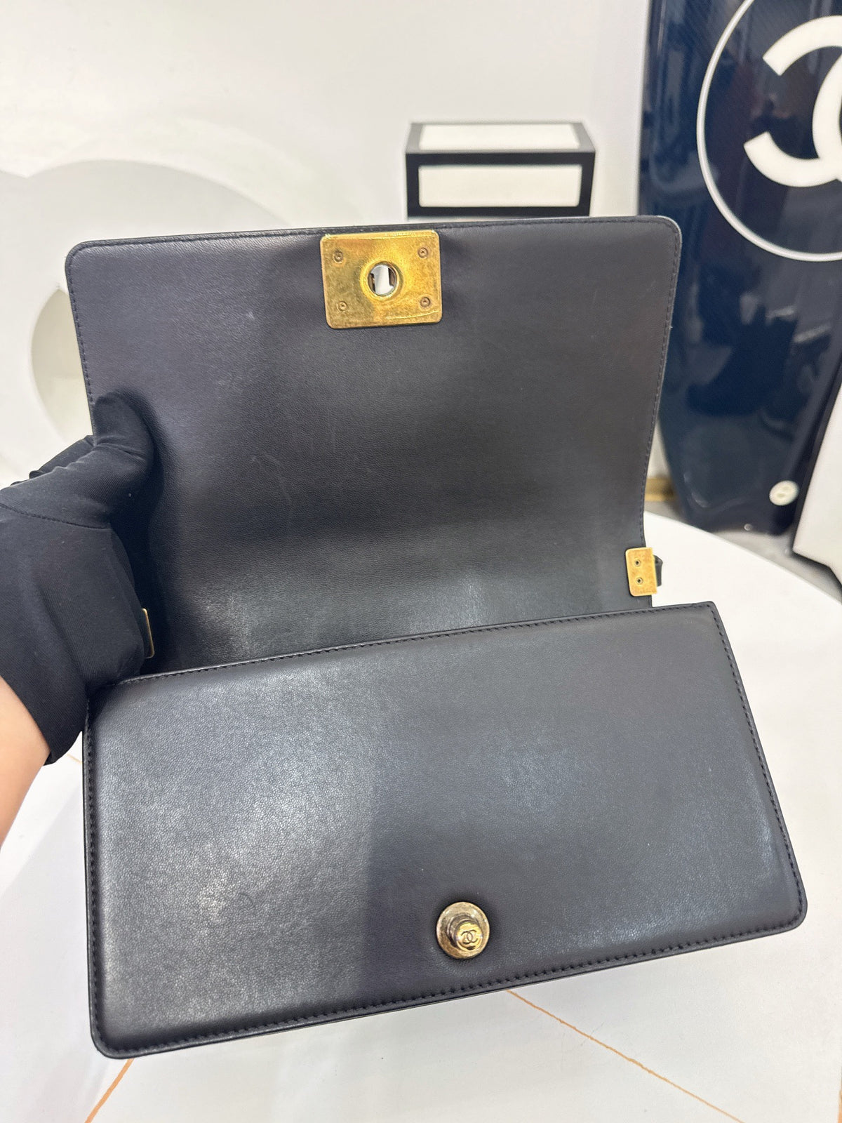 Chanel - Le Boy Medium - Leather - Multicolour - (Medium)
