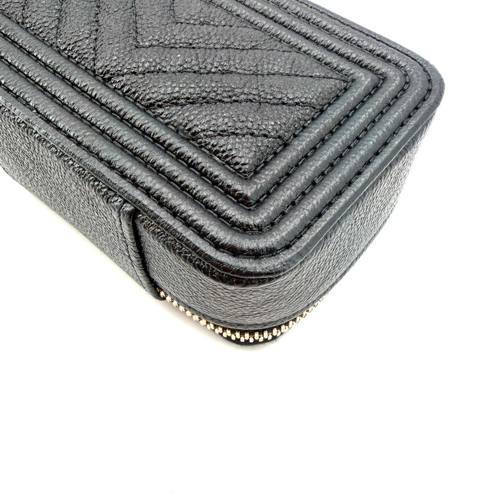 Chanel - Le Boy Mini - Leather - Black - (mini)
