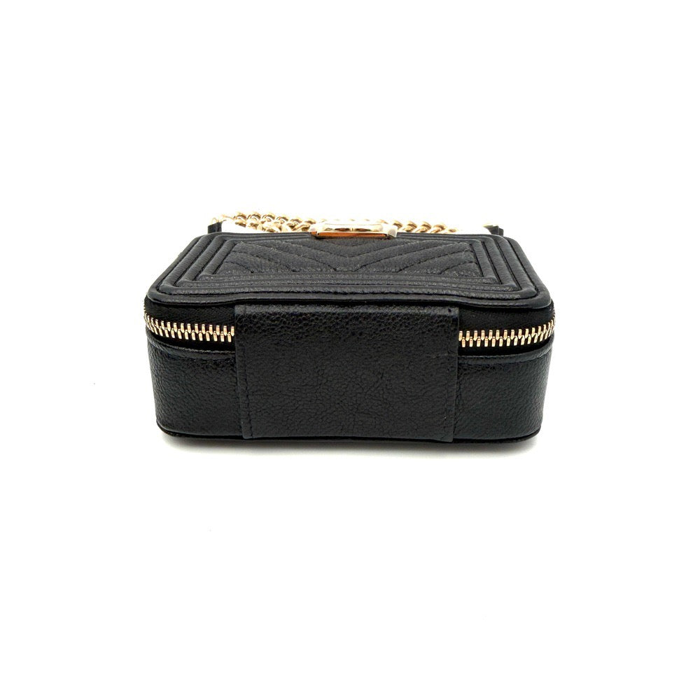 Chanel - Le Boy Mini - Leather - Black - (mini)