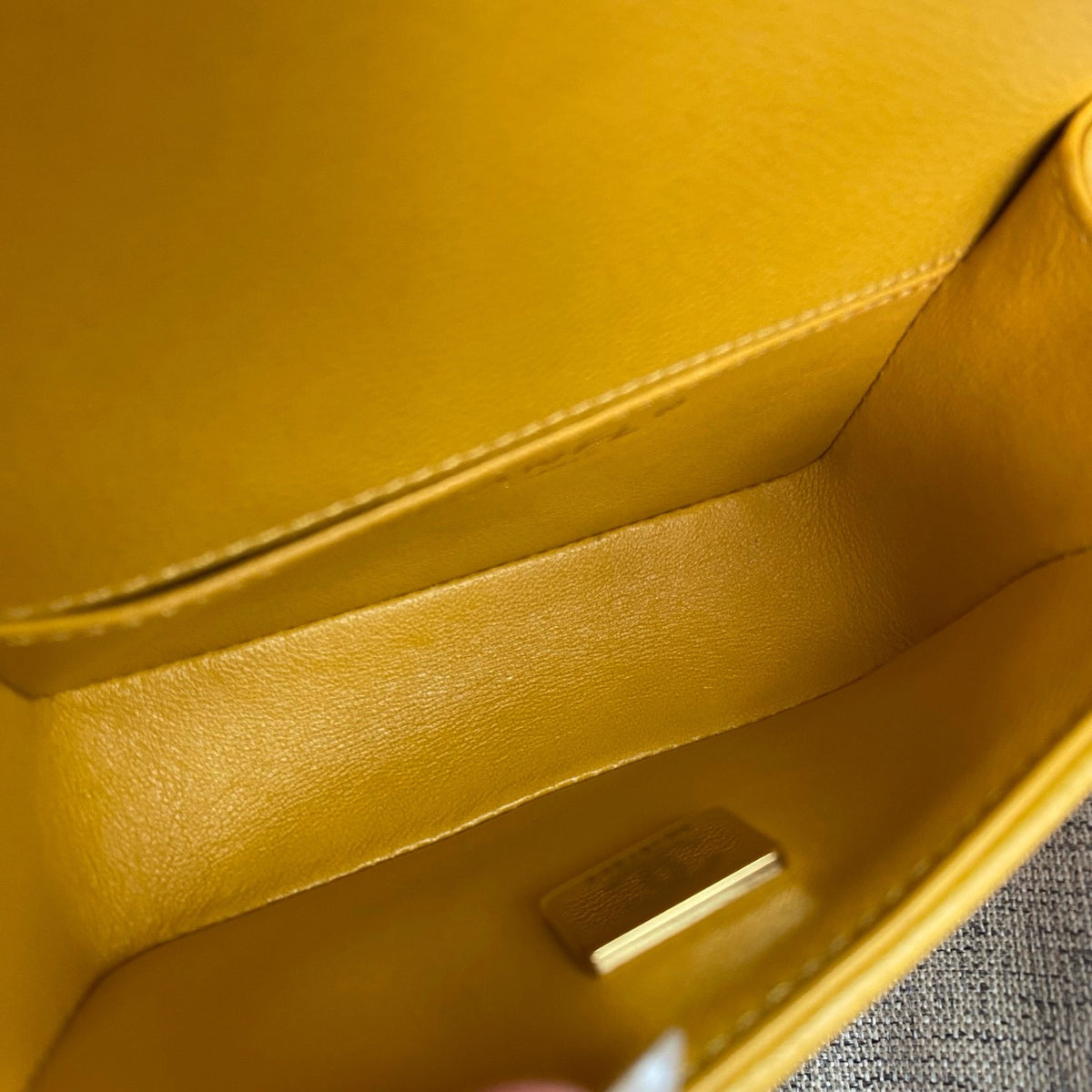 Chanel - Le Boy mini - Leather - Yellow - (mini)