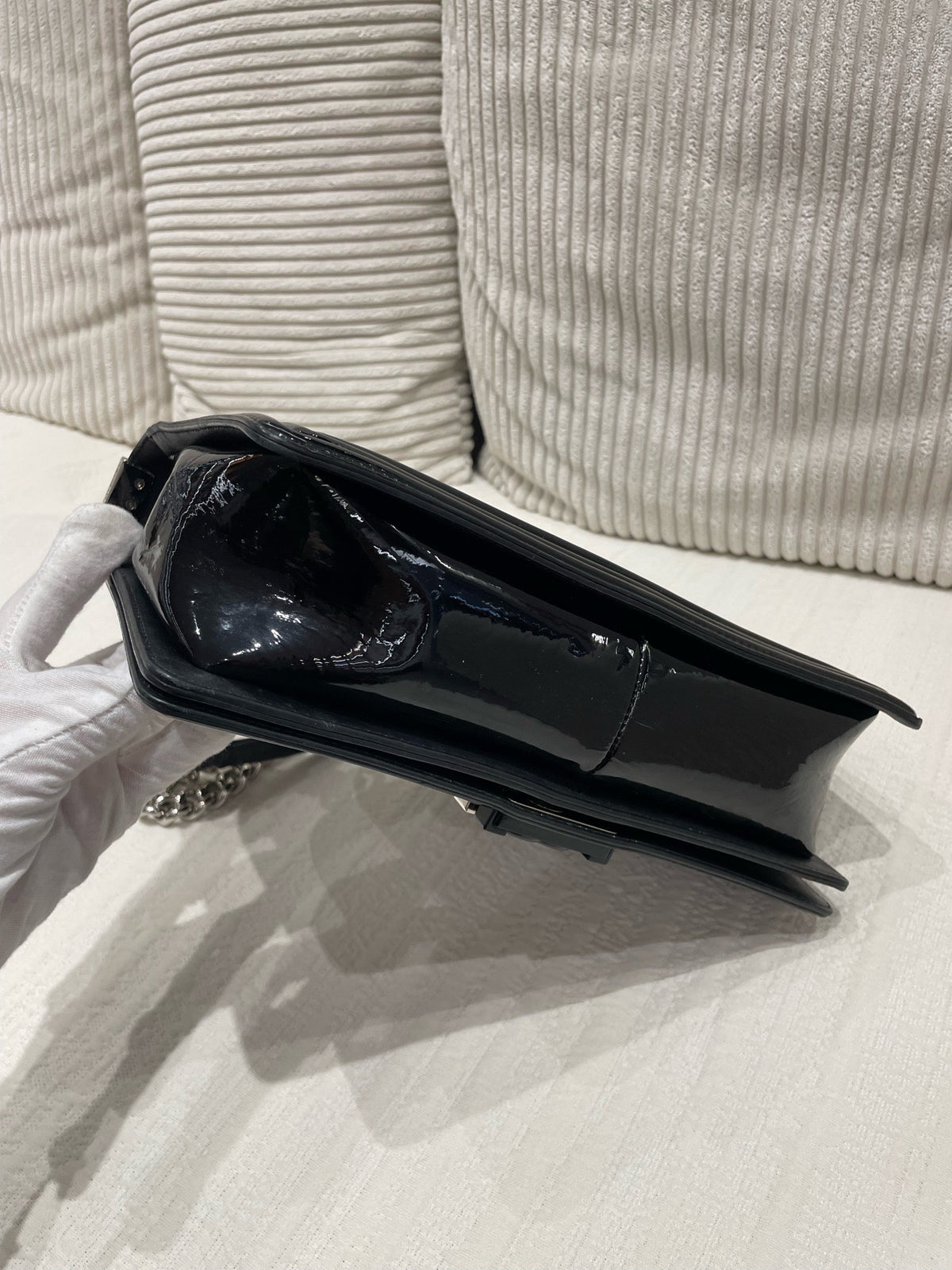 Chanel - Le Boy - Patent leather - Black