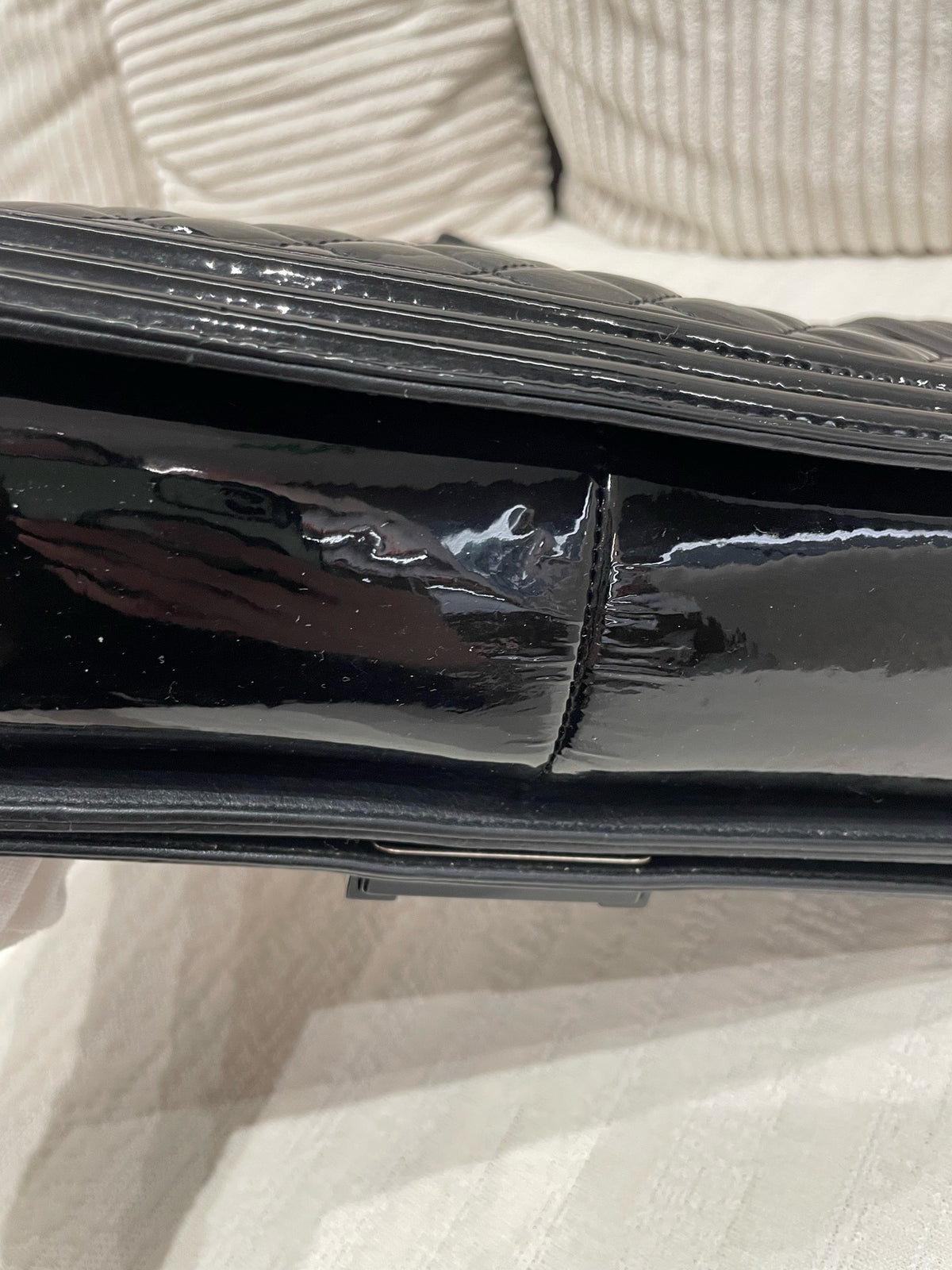 Chanel - Le Boy - Patent leather - Black