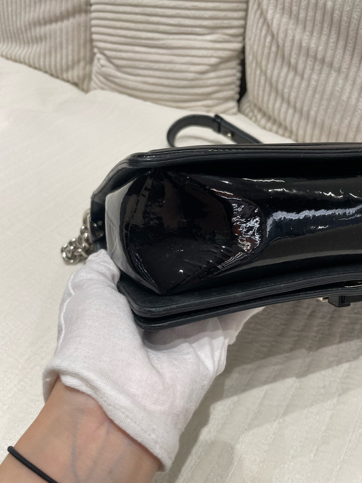 Chanel - Le Boy - Patent leather - Black