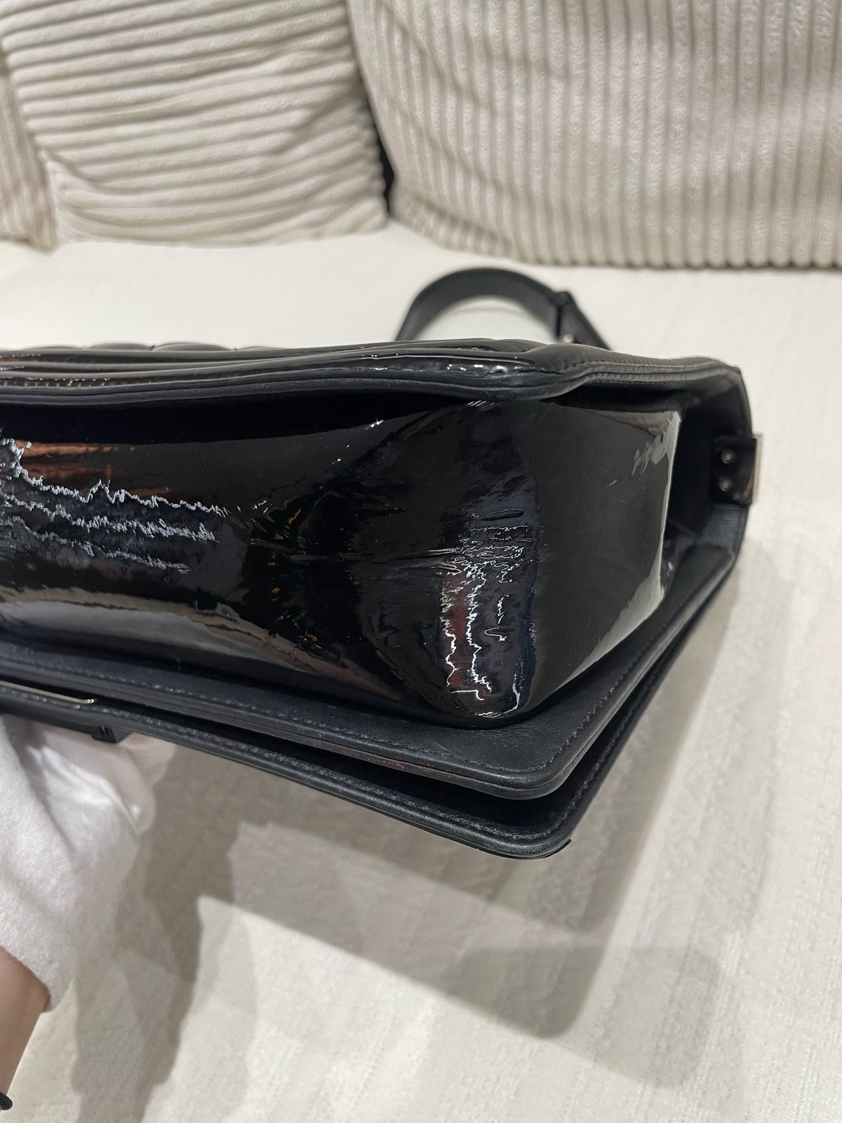 Chanel - Le Boy - Patent leather - Black