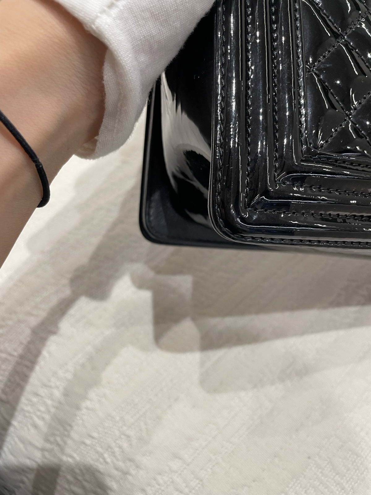 Chanel - Le Boy - Patent leather - Black