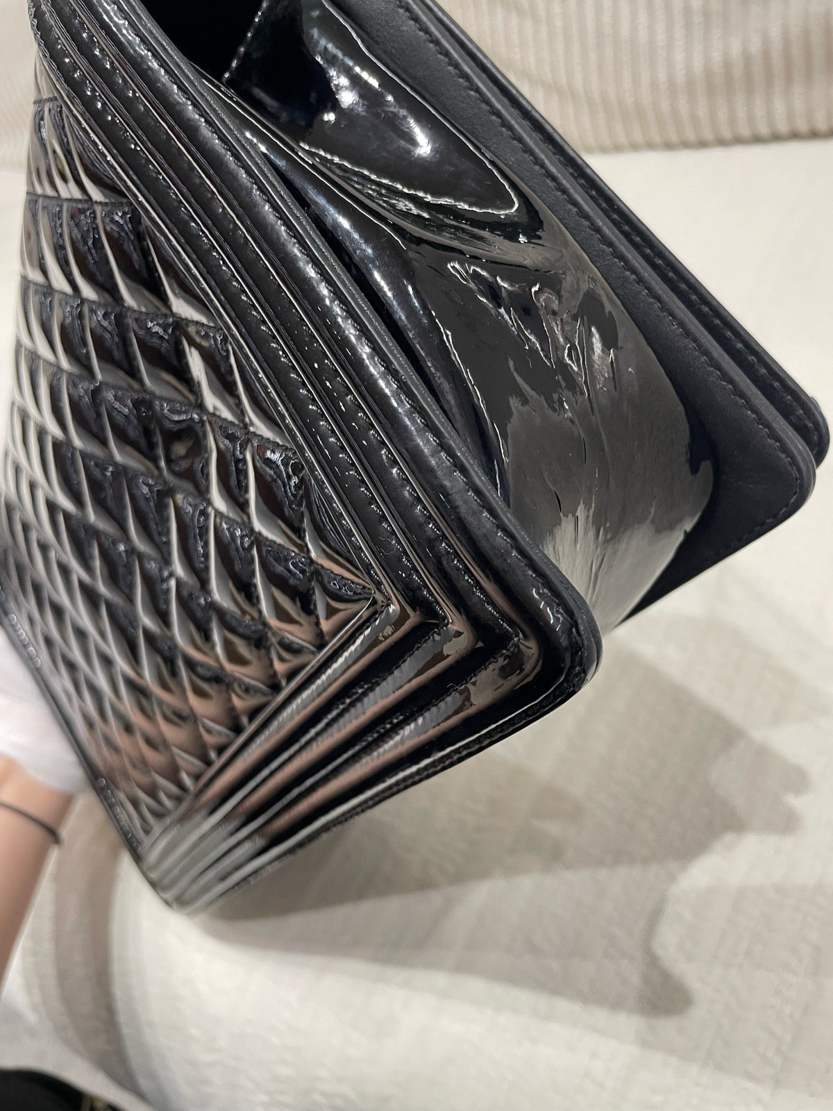 Chanel - Le Boy - Patent leather - Black