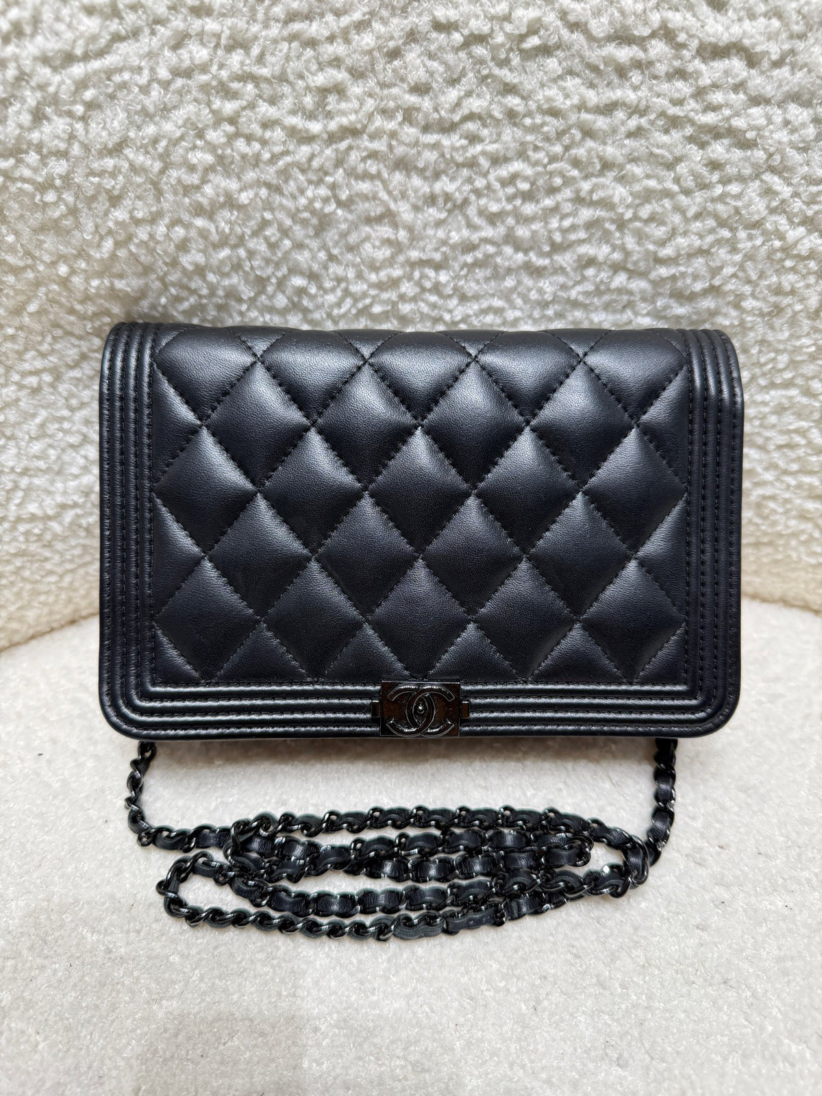 Chanel - Le Boy WOC - Leather - Black - (mini)