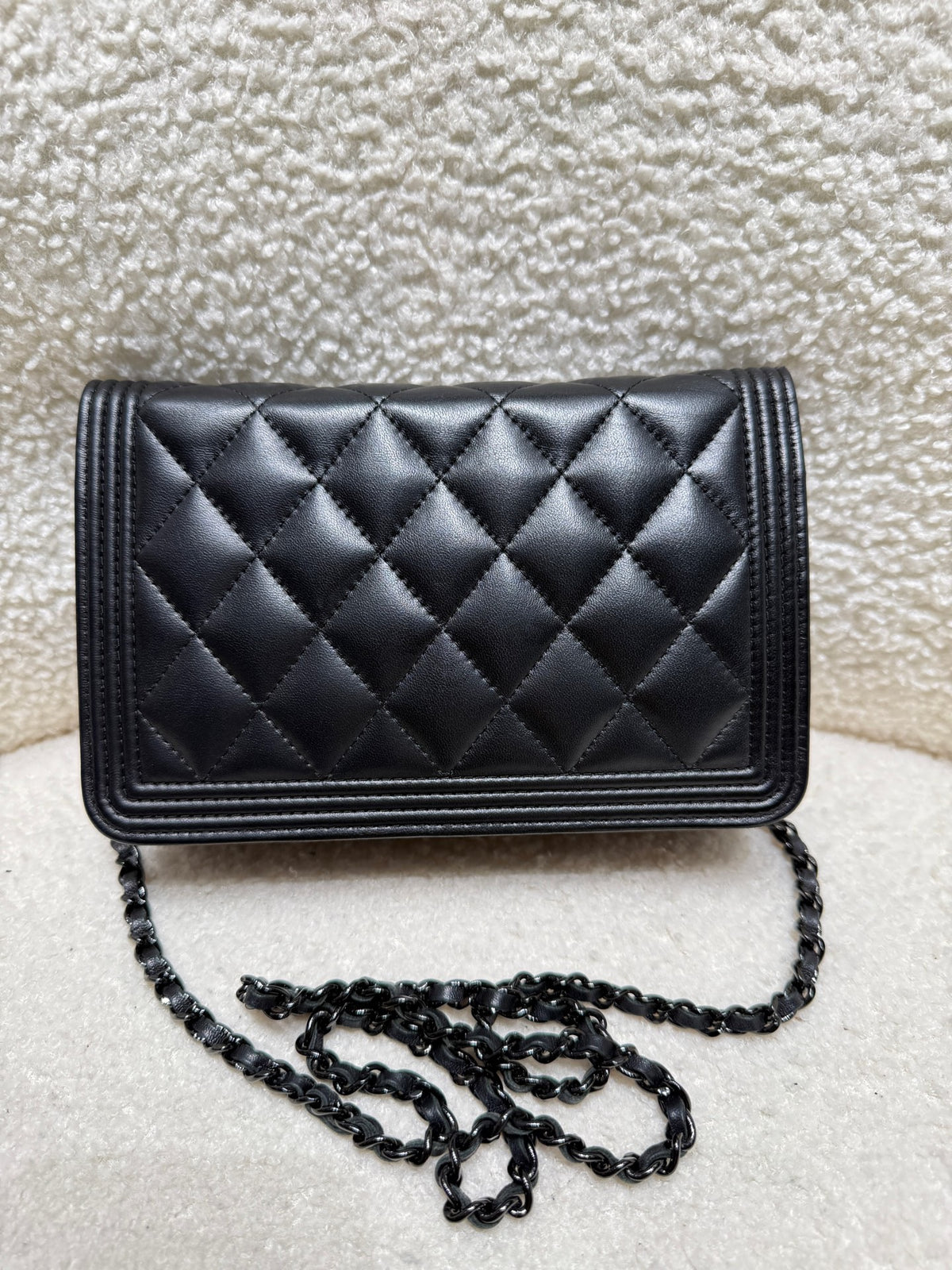 Chanel - Le Boy WOC - Leather - Black - (mini)