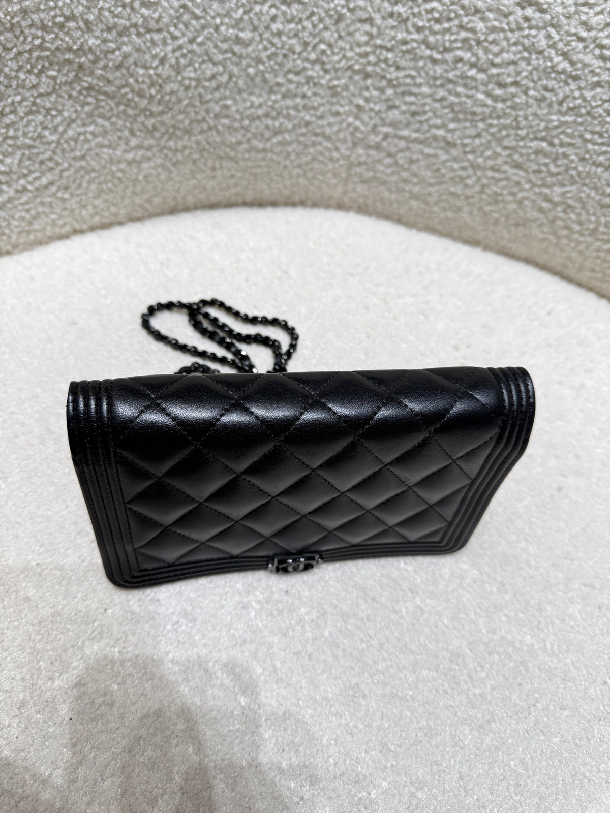 Chanel - Le Boy WOC - Leather - Black - (mini)