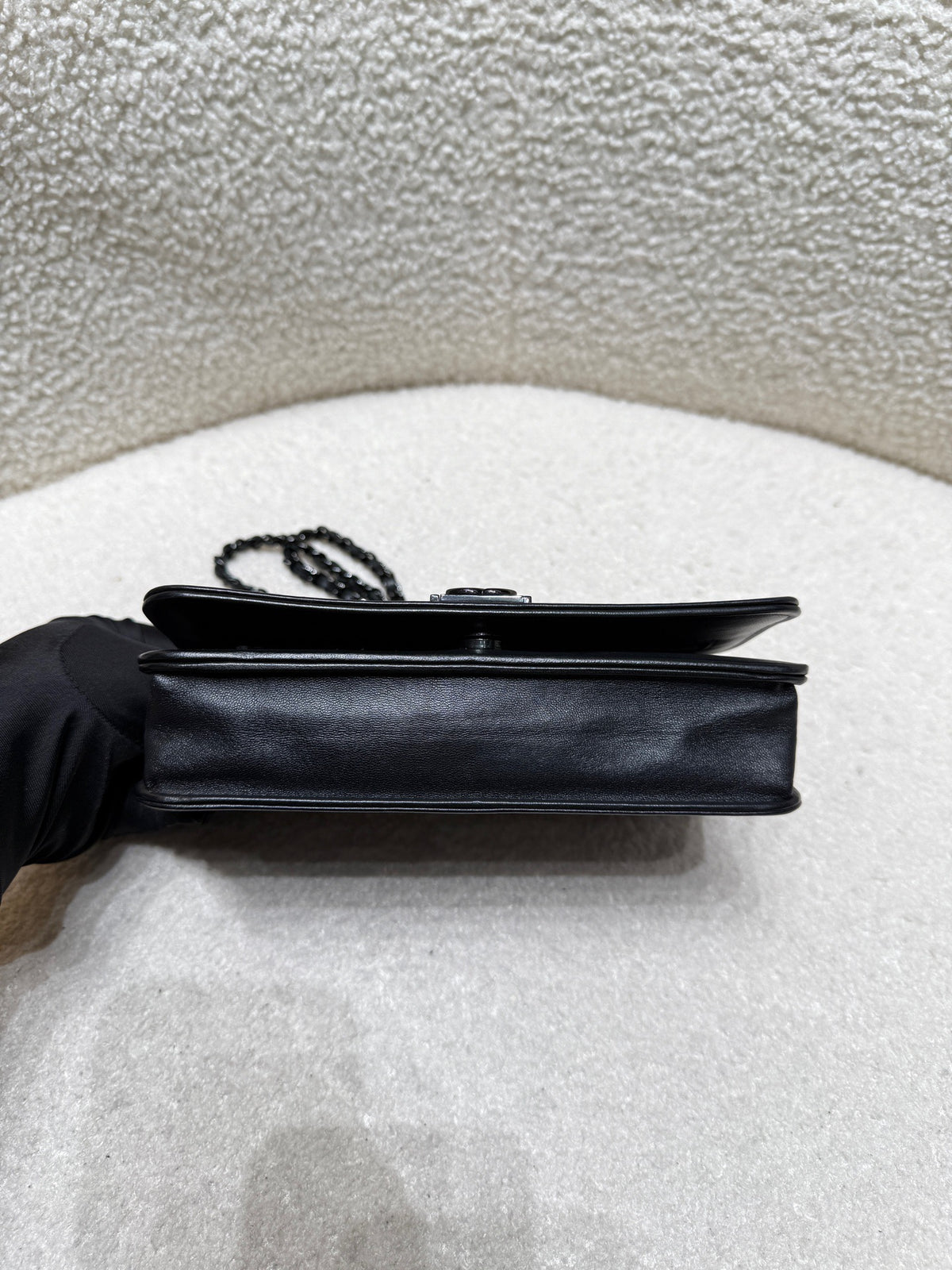 Chanel - Le Boy WOC - Leather - Black - (mini)