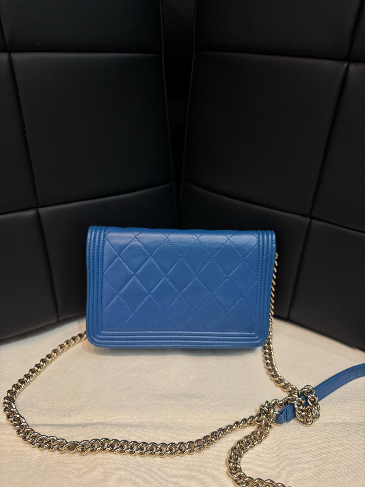 Chanel - Le Boy WOC - Leather - Blue - (mini)