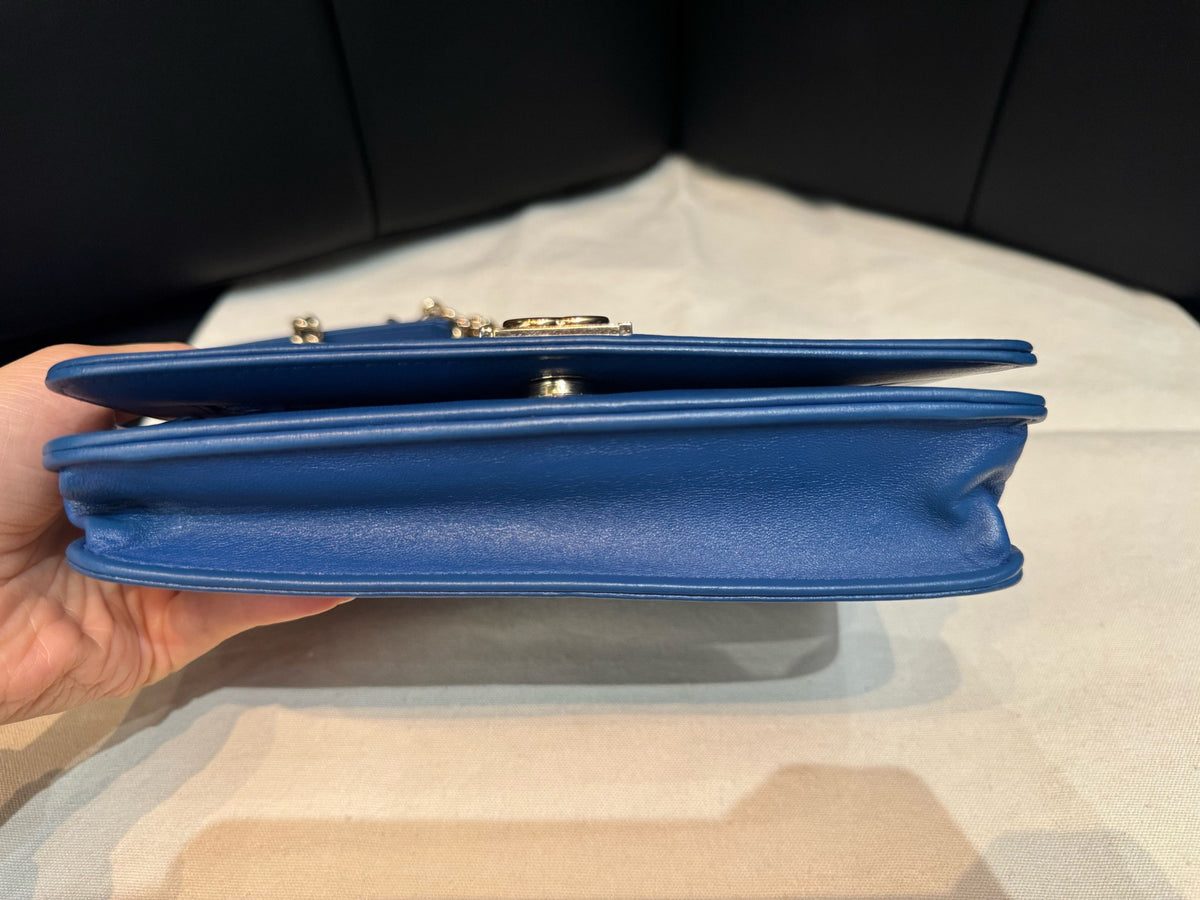 Chanel - Le Boy WOC - Leather - Blue - (mini)