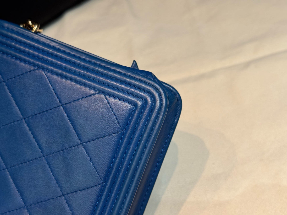 Chanel - Le Boy WOC - Leather - Blue - (mini)