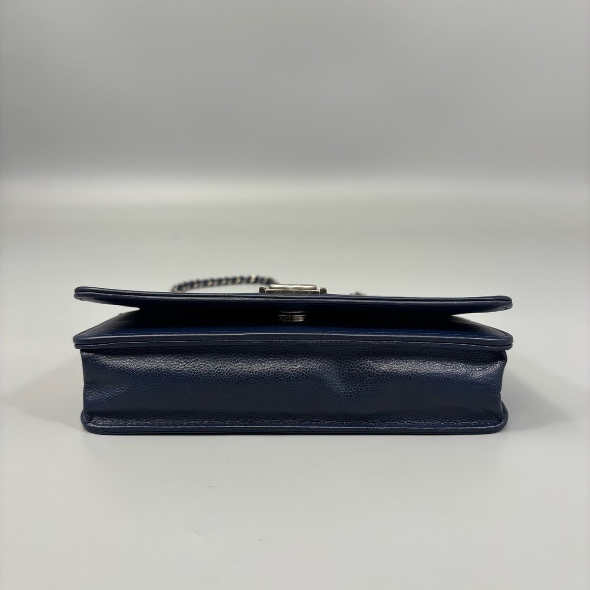 Chanel - Le Boy WOC - Leather - Navy - (small)