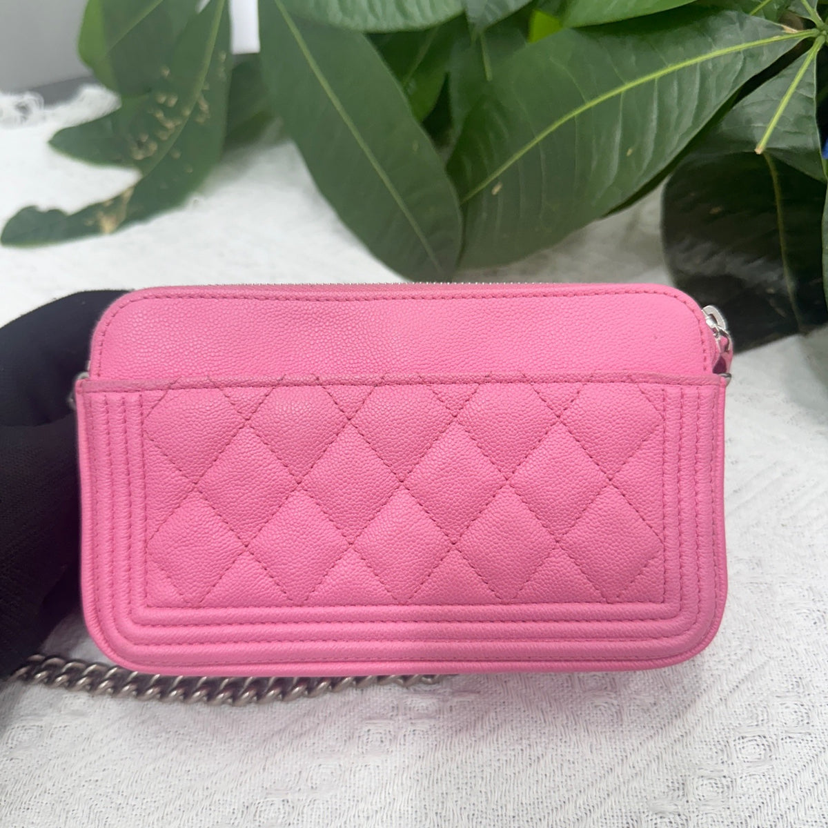 Chanel - Le Boy WOC - Leather - Pink - (mini)