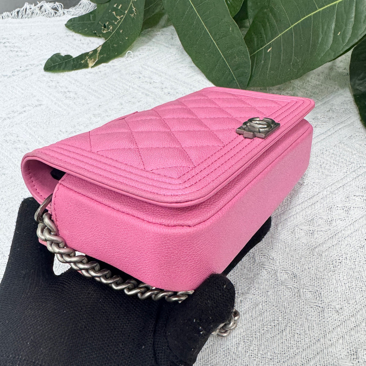 Chanel - Le Boy WOC - Leather - Pink - (mini)