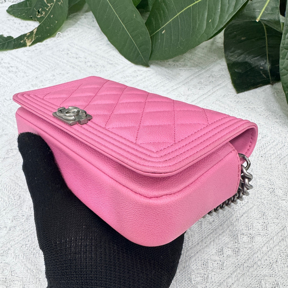 Chanel - Le Boy WOC - Leather - Pink - (mini)