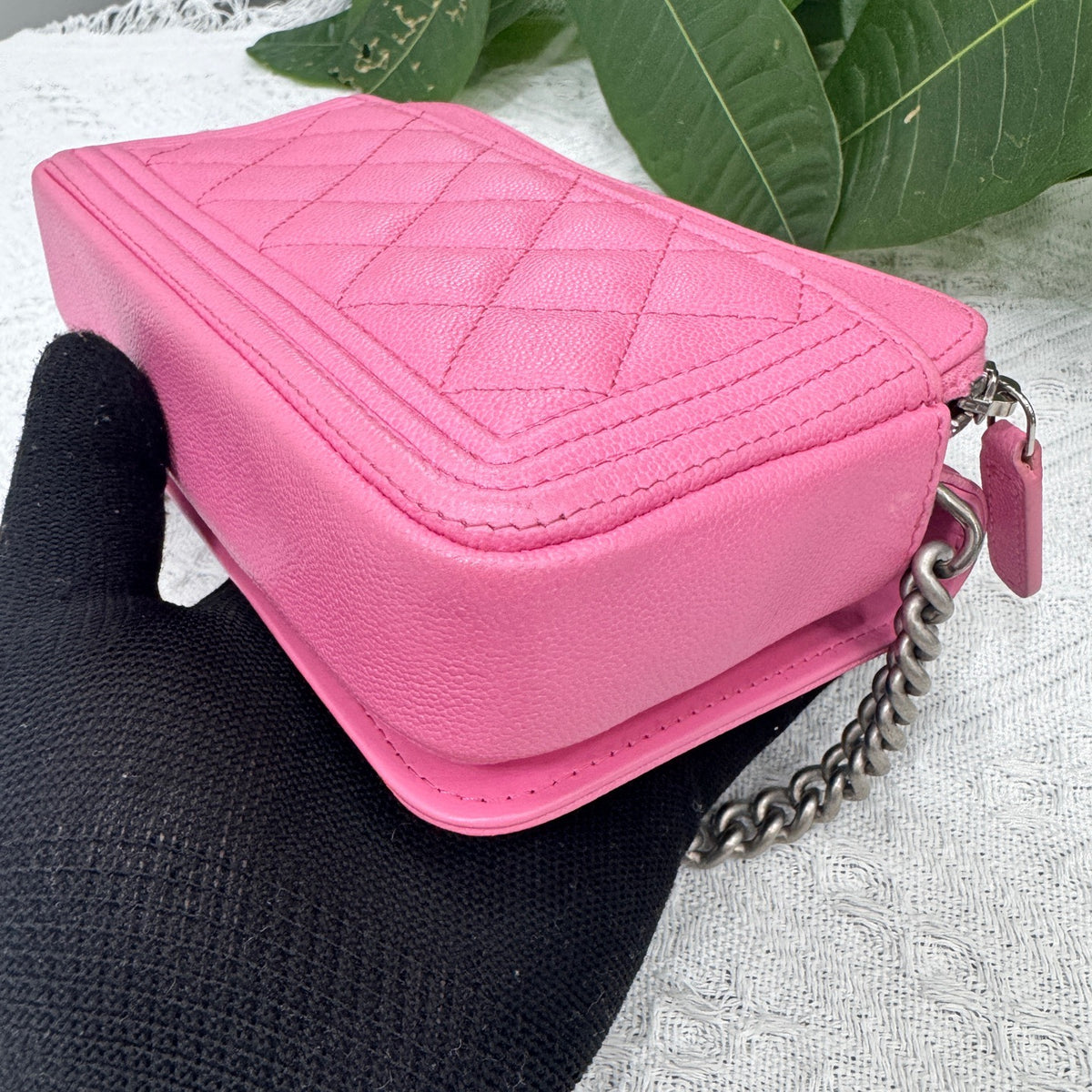 Chanel - Le Boy WOC - Leather - Pink - (mini)