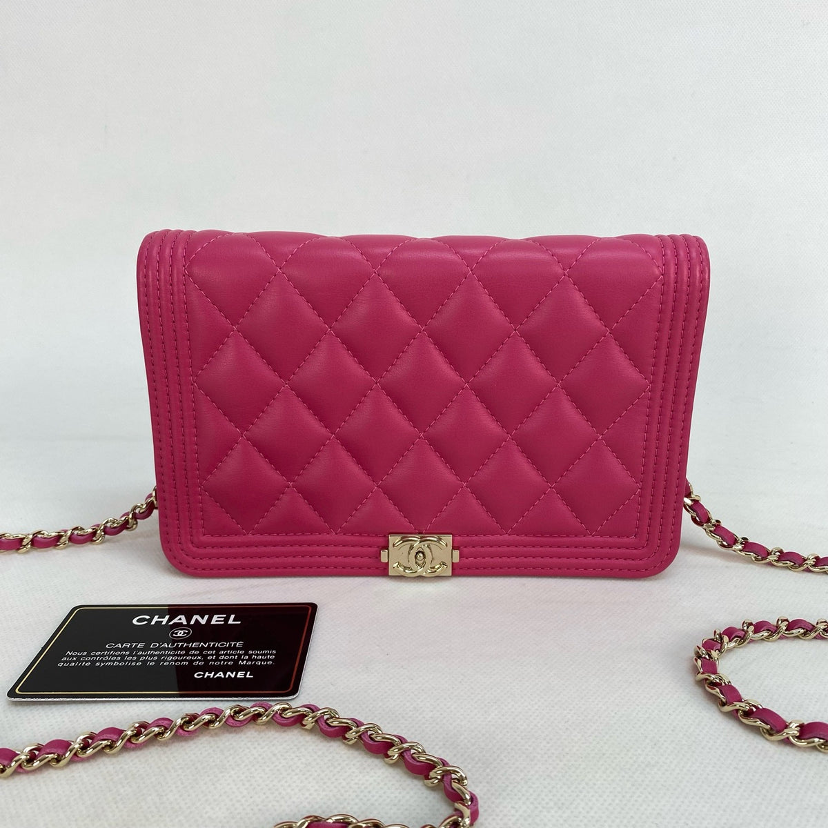 Chanel - Le Boy WOC - Leather - Pink - (small)