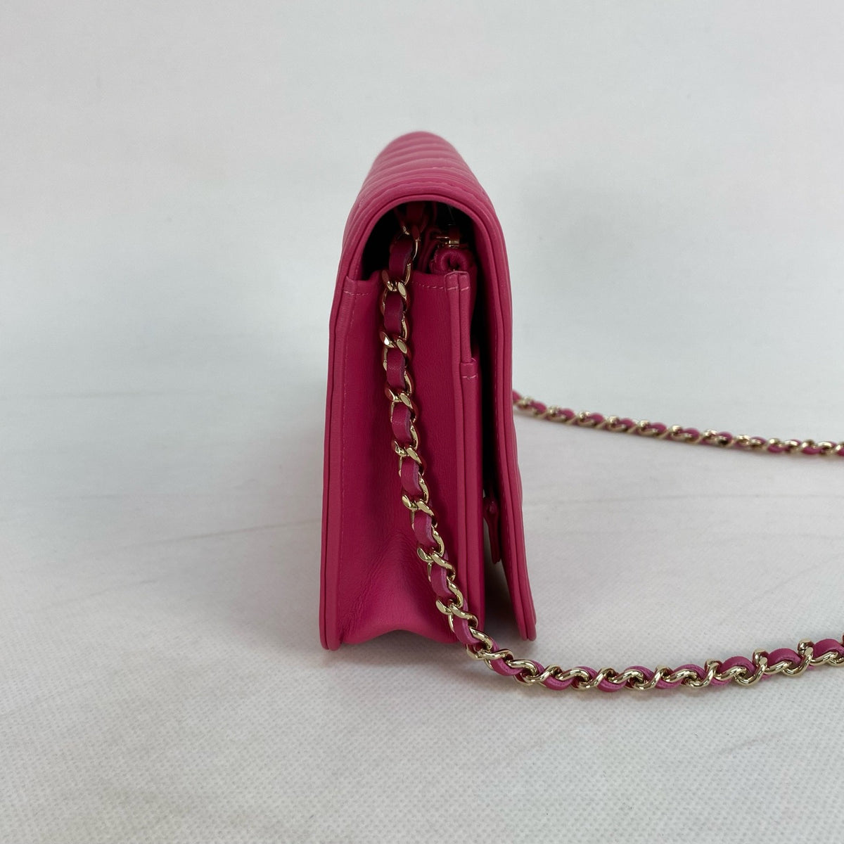 Chanel - Le Boy WOC - Leather - Pink - (small)