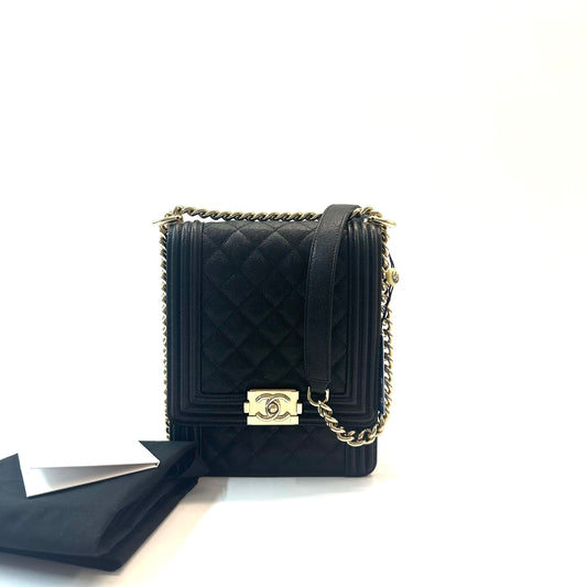 Chanel - Leboy - Leather - Black