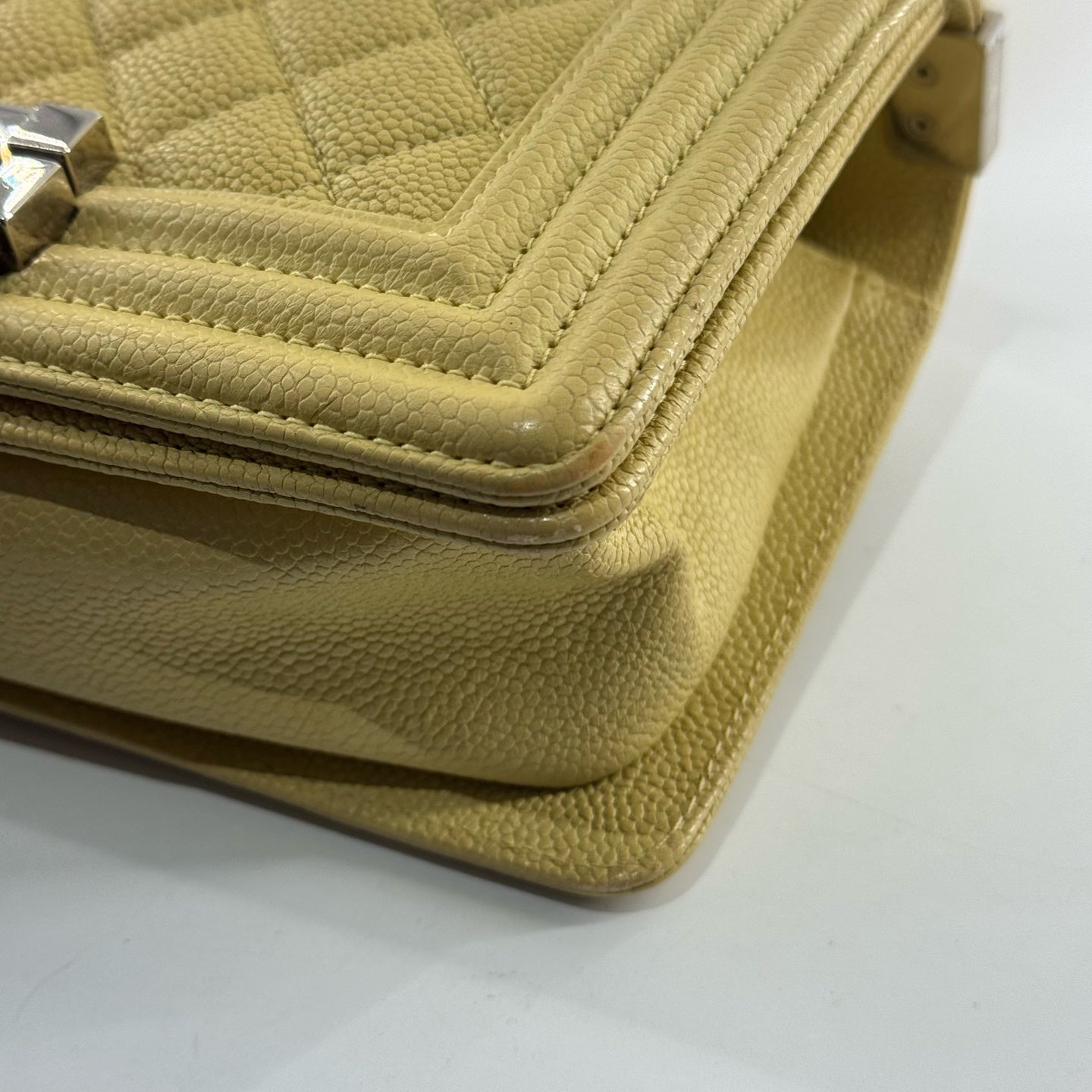 Chanel Leboy Leather Yellow - view 12